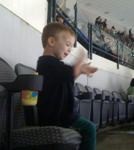 He has no idea why he's clapping but everyone else was.